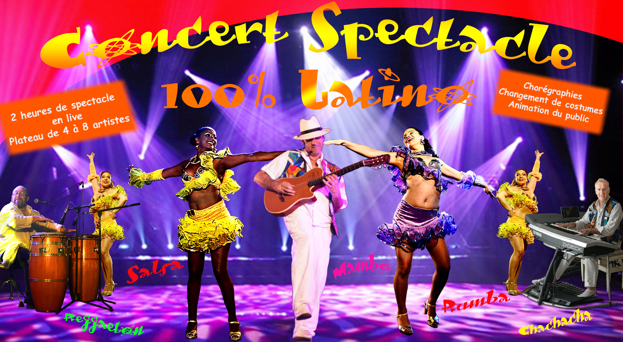 SPECTACLE -CONCERT 100% LATINO